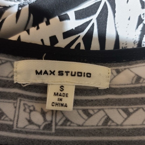 Max Studio Tropical Border Dress size Small - Picture 4 of 4